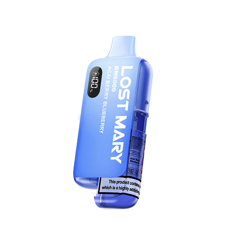 Lost Mary BM6000 Acai Berry Blueberry Disposable Vape  - 20mg