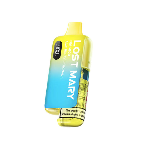 Lost Mary BM6000 Acai Berry Lemonade Disposable Vape  - 20mg