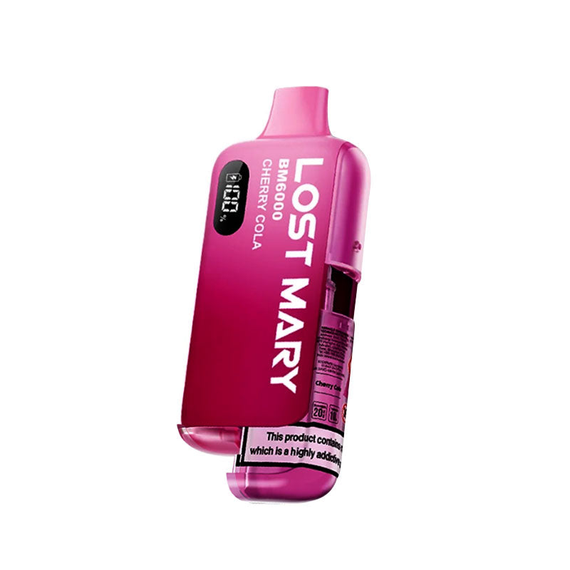 Lost Mary BM6000 Cherry Cola Disposable Vape  - 20mg