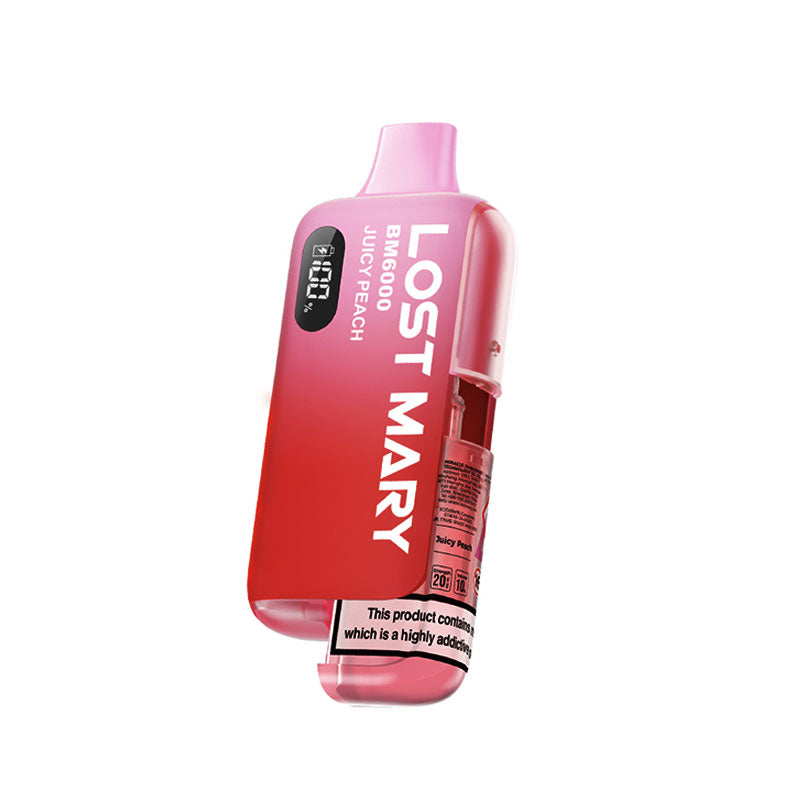 Lost Mary BM6000 Juicy Peach Disposable Vape  - 20mg