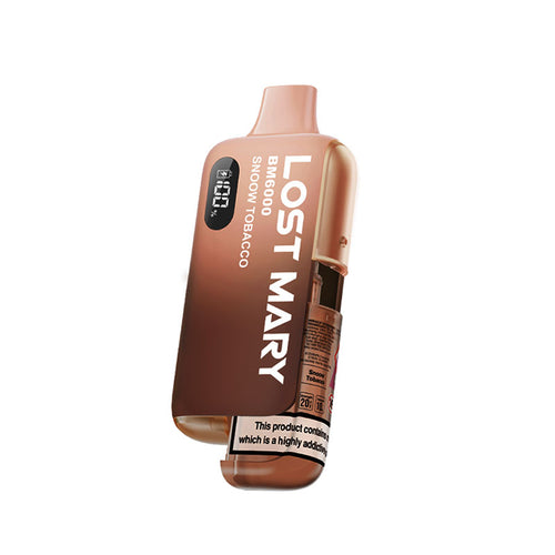 Lost Mary BM6000 Snoow Tobacco Disposable Vape  - 20mg