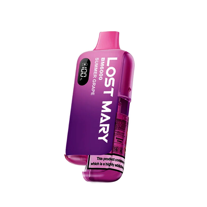 Lost Mary BM6000 Summer Grape Disposable Vape  - 20mg