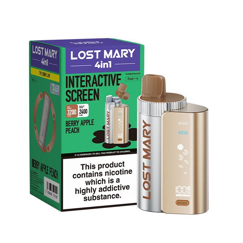 Lost Mary 4in1 Berry Apple Peach Pre-Filled Pod Kit