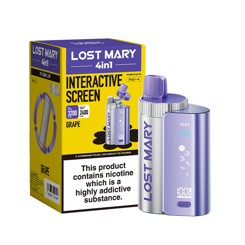 Lost Mary 4in1 Grape Pre-Filled Pod Kit