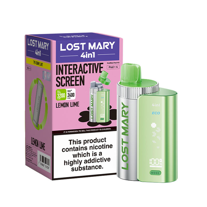 Lost Mary 4in1 Lemon Lime Pre-Filled Pod Kit