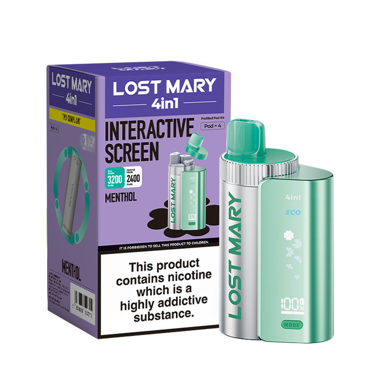 Lost Mary 4in1 Menthol Pre-Filled Pod Kit