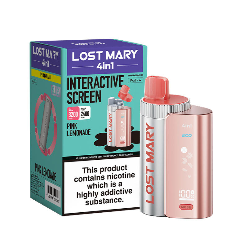 Lost Mary 4in1 Pink Lemonade Pre-Filled Pod Kit