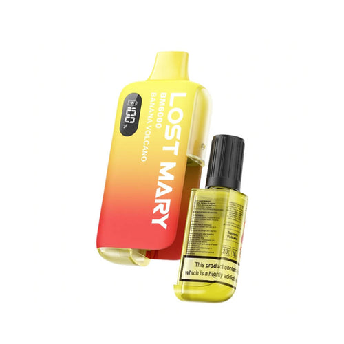 Lost Mary BM6000 Banana Volcano Disposable Vape  - 20mg