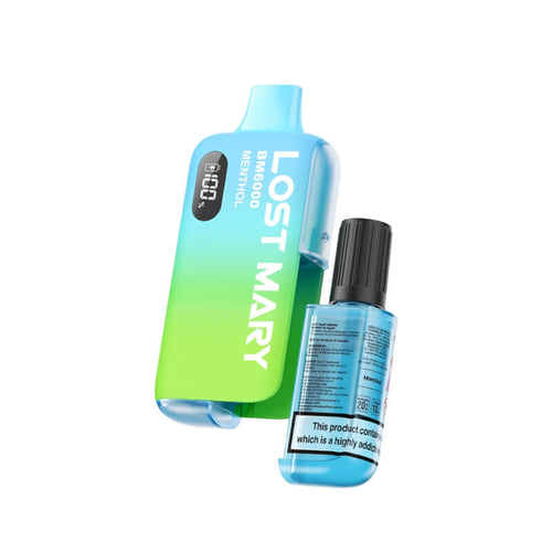 Lost Mary BM6000 Menthol Disposable Vape  - 20mg