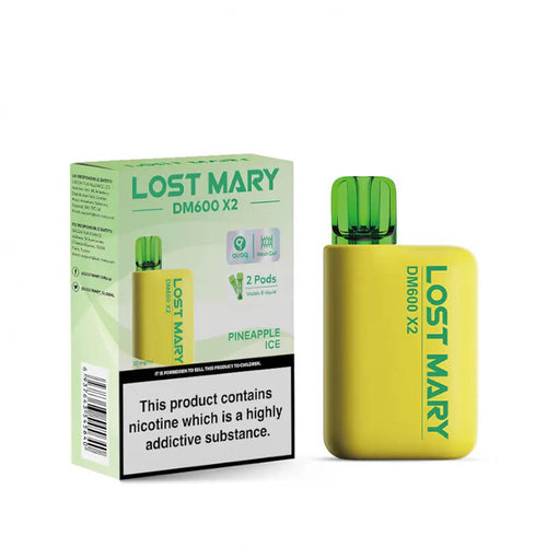 Lost Mary DM600 X2 Pineapple Ice Disposable Vape 20mg