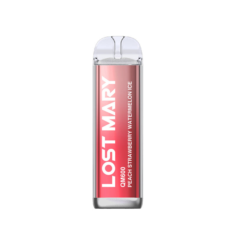 Lost Mary QM600 Peach Strawberry and Watermelon Ice Disposable Vape