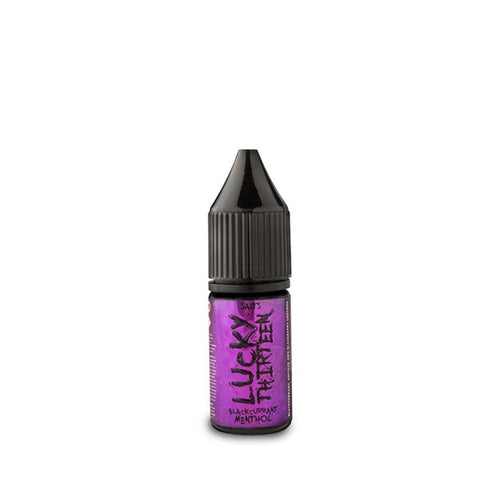 Lucky Thirteen Blackcurrant Menthol Nic Salt E-Liquid