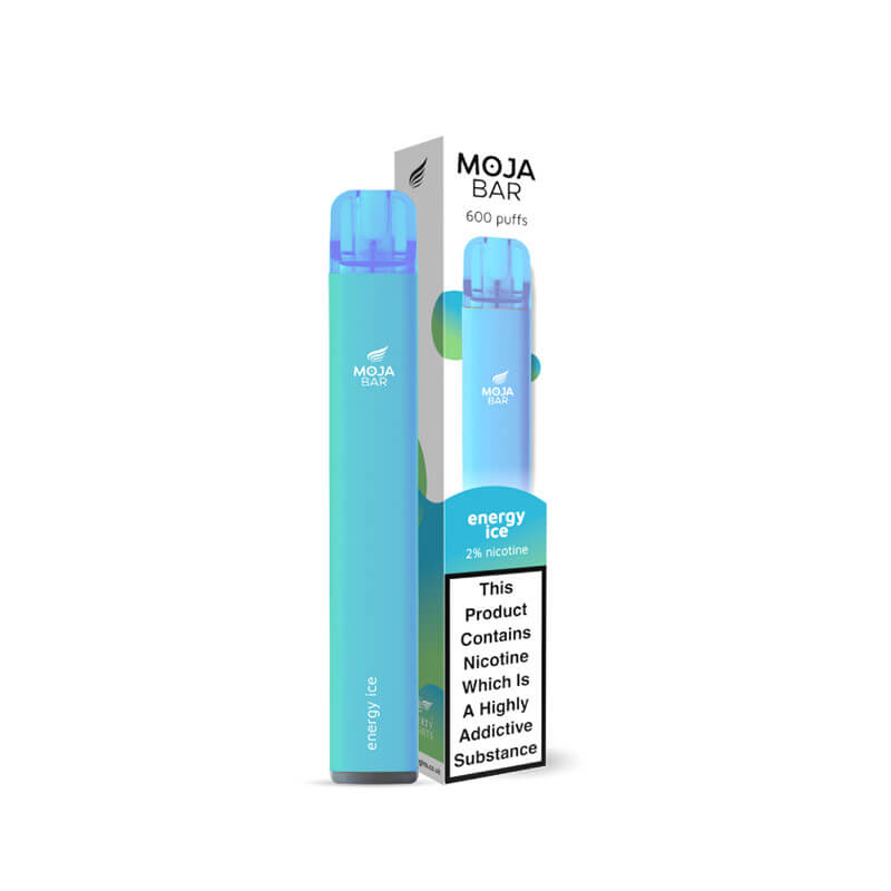 Moja Bar 600 Energy Ice Disposable Vape 20mg By Liberty Flights