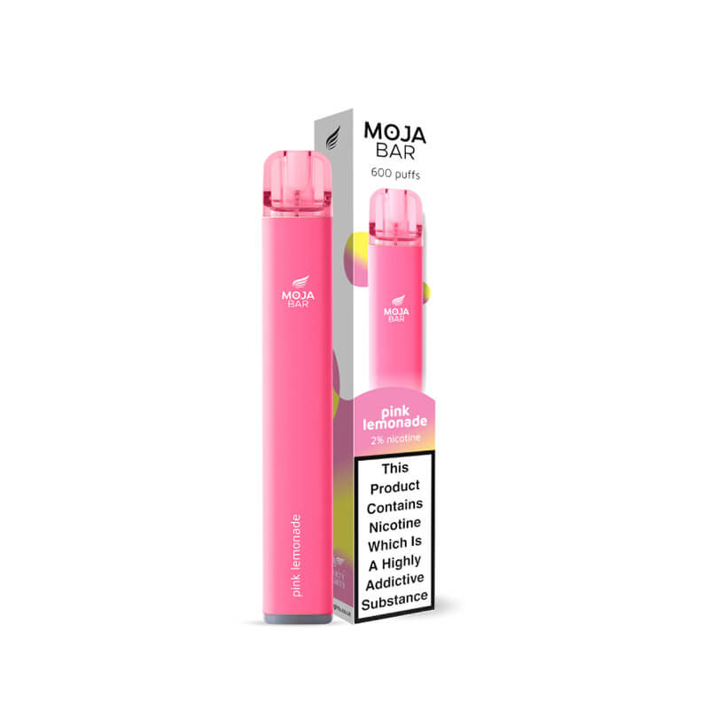 Moja Bar 600 Pink Lemonade Disposable Vape 20mg By Liberty Flights