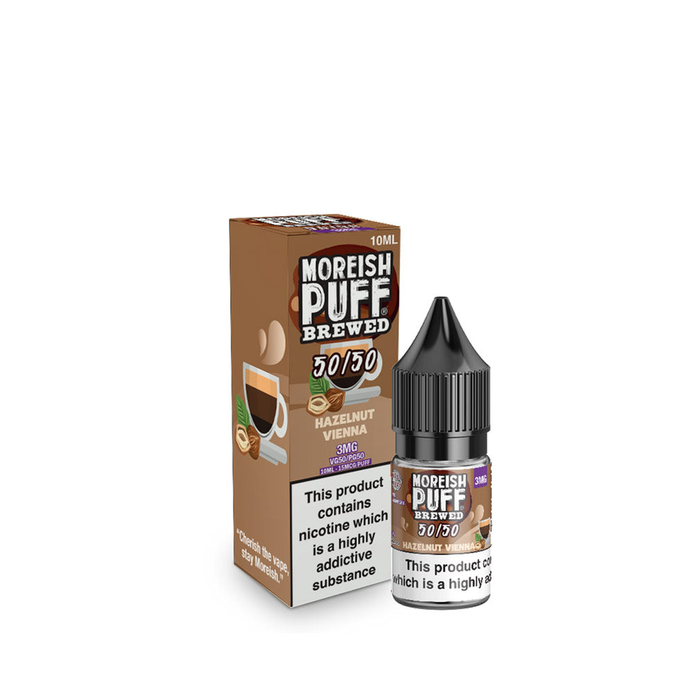 Moreish Puff Brewed Hazelnut Vienna 50/50 E-Liquid