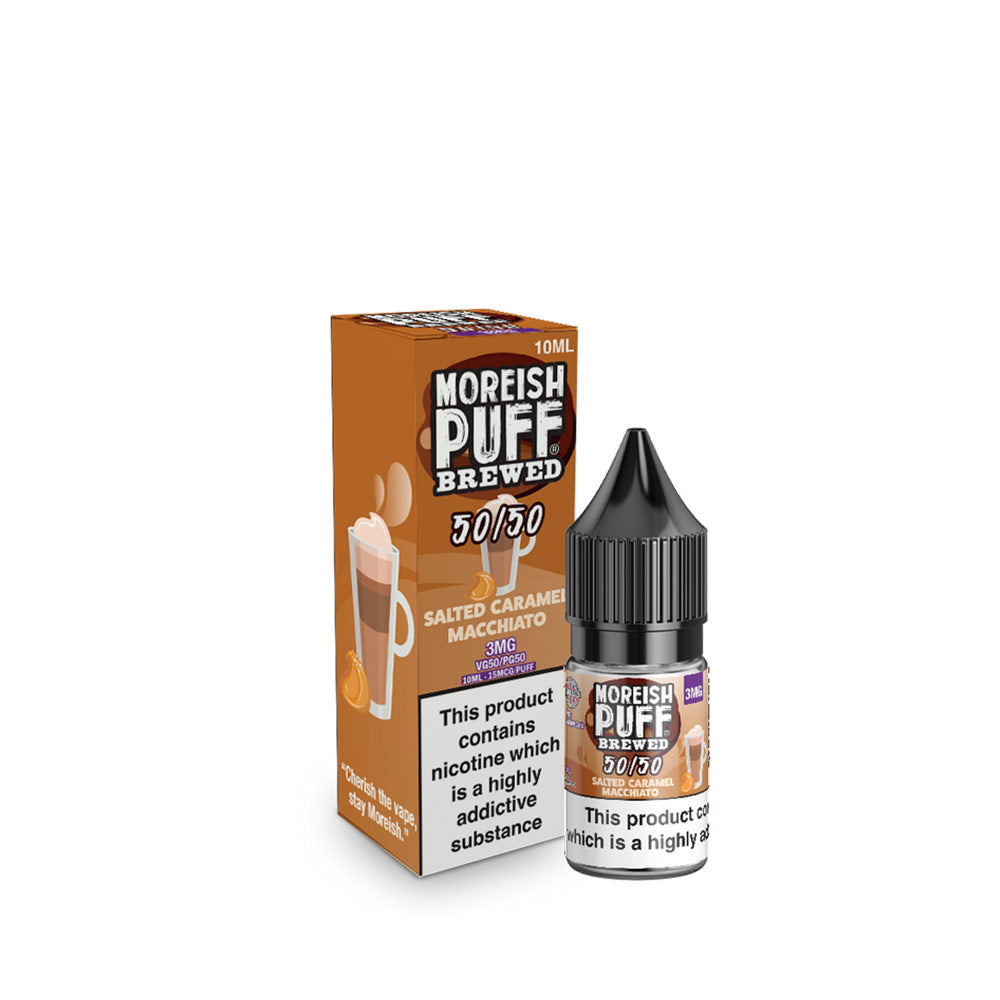 Moreish Puff Brewed Salted Caramel Macchiato 50/50 E-Liquid