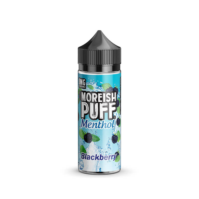 Moreish Puff Menthol Blackberry 100ml Shortfill E-Liquid