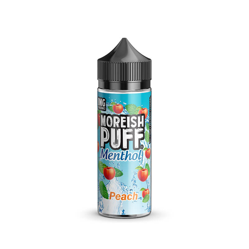 Moreish Puff Menthol Peach 100ml Shortfill E-Liquid