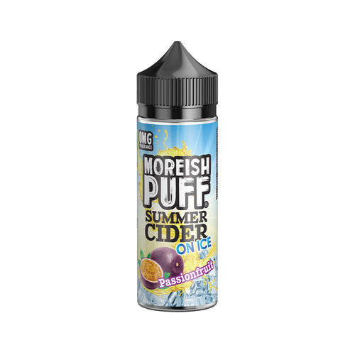 Moreish Puff Summer Cider On Ice Passionfruit 100ml Shortfill E-Liquid