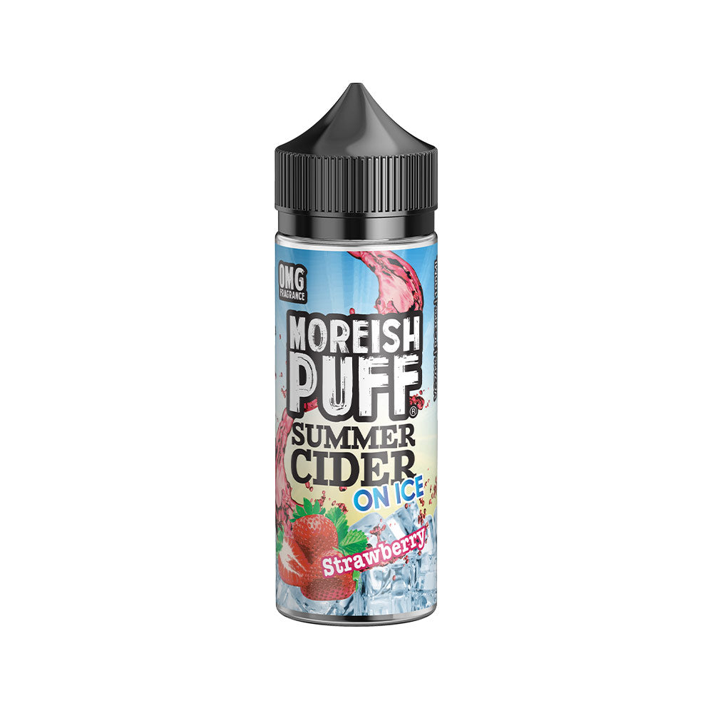 Moreish Puff Summer Cider On Ice Strawberry 100ml Shortfill E-Liquid