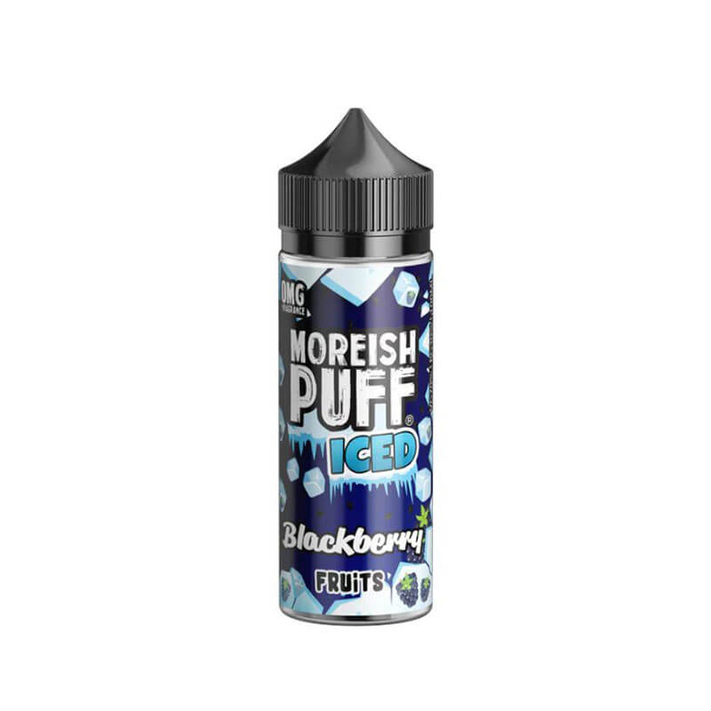 Moreish Puff Iced Blackberry Fruits 100ml Shortfill E-Liquid