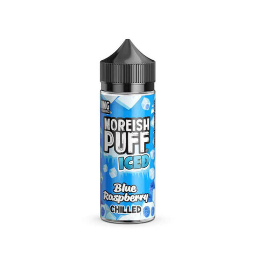 Moreish Puff Iced Blue Raspberry Chilled 100ml Shortfill E-Liquid