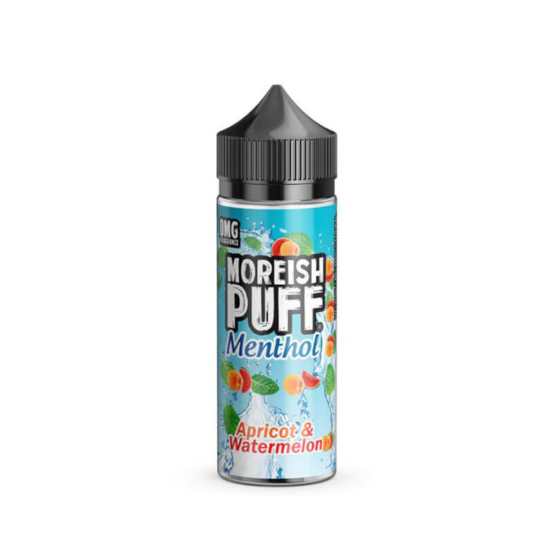 Moreish Puff Menthol Apricot & Watermelon 100ml Shortfill E-Liquid