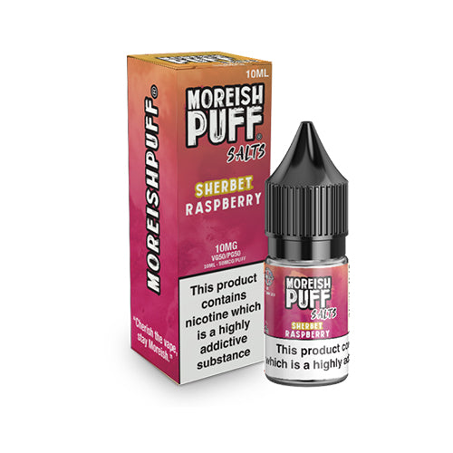 Moreish Puff Sherbet Raspberry Nic Salt E-Liquid