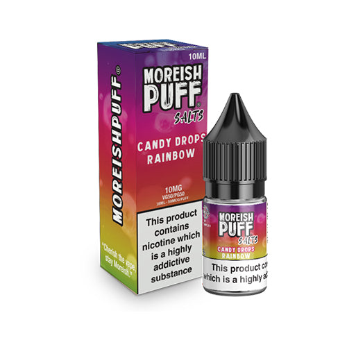 Moreish Puff Candy Drops Rainbow Nic Salt E-Liquid