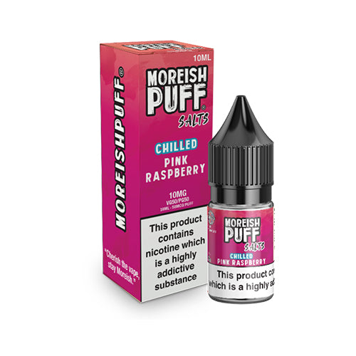 Moreish Puff Chilled Pink Raspberry Nic Salt E-Liquid