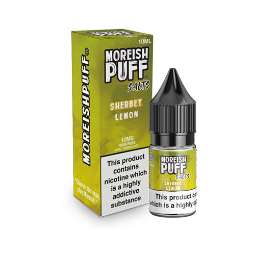 Moreish Puff Sherbet Lemon Nic Salt E-Liquid