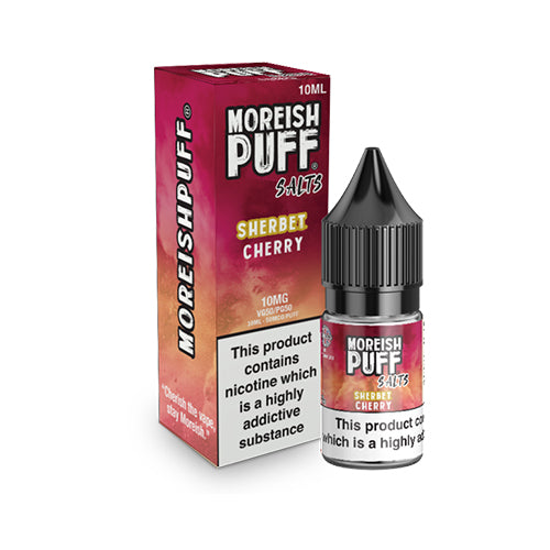 Moreish Puff Sherbet Cherry Nic Salt E-Liquid