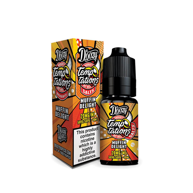 Doozy Vape Co Temptations Muffin Delight Nic Salt 10ml E-Liquid