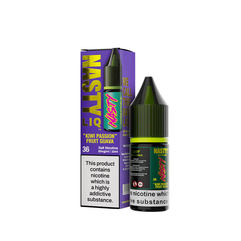 Nasty Liq Kiwi Passionfruit Guava 10ml Nic Salt E-Liquid By Nasty Juice