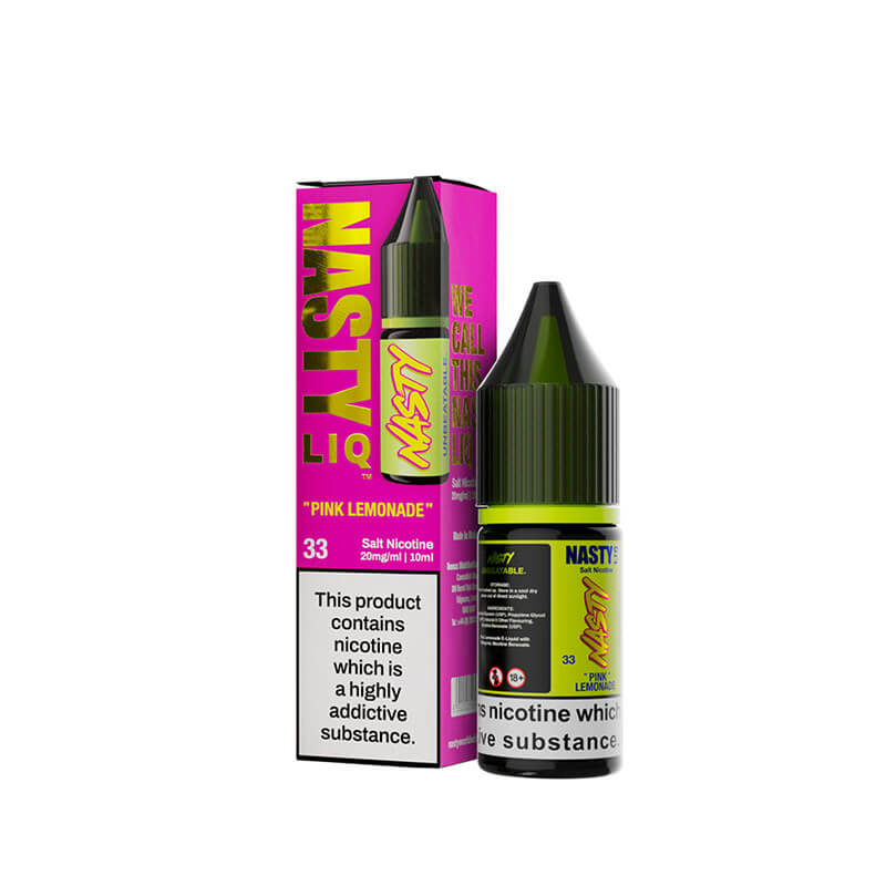 Nasty Liq Pink Lemonade 10ml Nic Salt E-Liquid By Nasty Juice