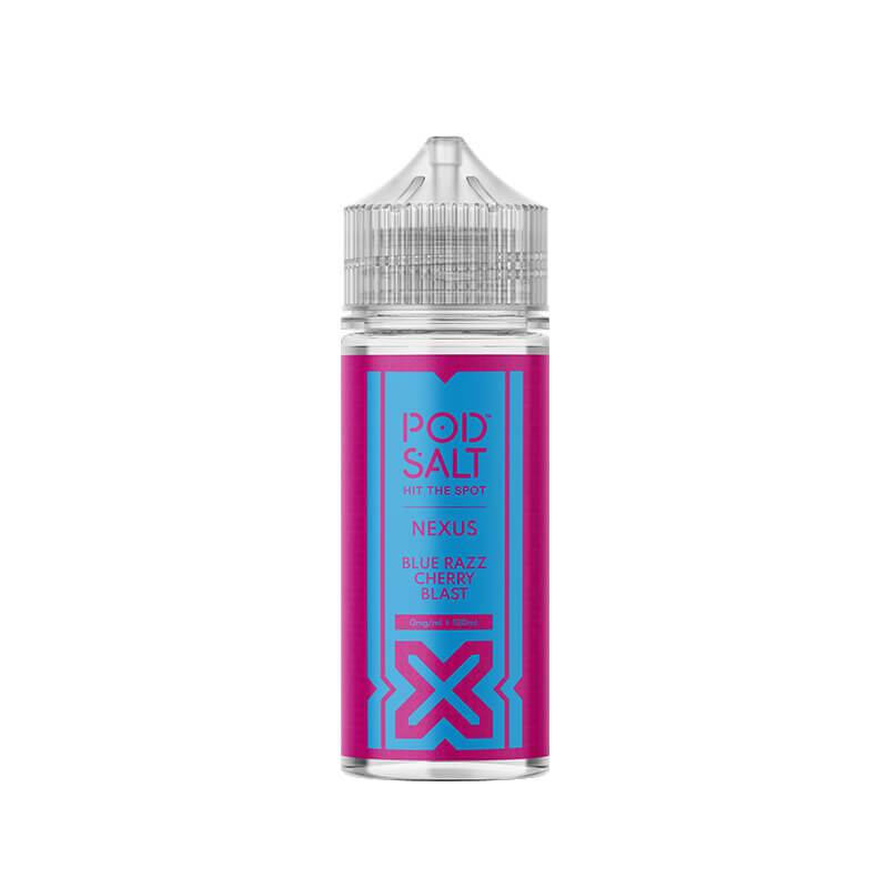 Pod Salt Nexus Blue Razz Cherry Blast 100ml Shortfill E-Liquid