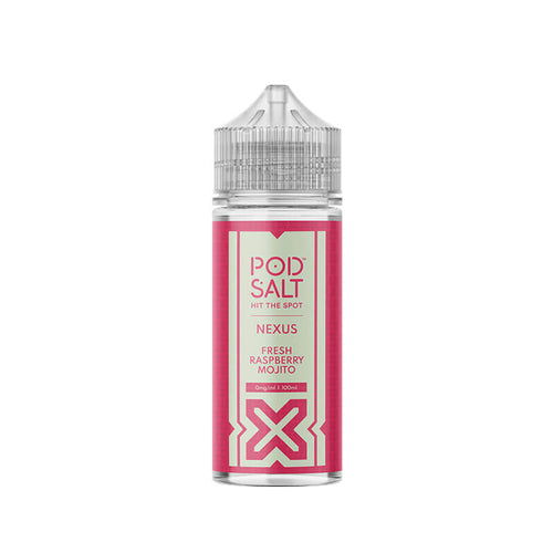 Pod Salt Nexus Fresh Raspberry Mojito 100ml Shortfill E-Liquid