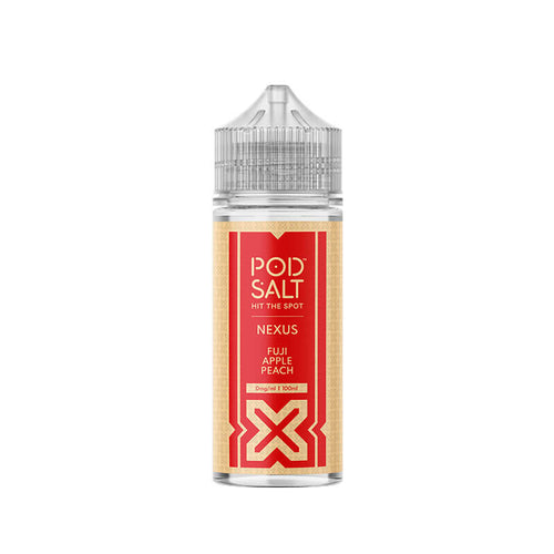 Pod Salt Nexus Fuji Apple Peach 100ml Shortfill E-Liquid