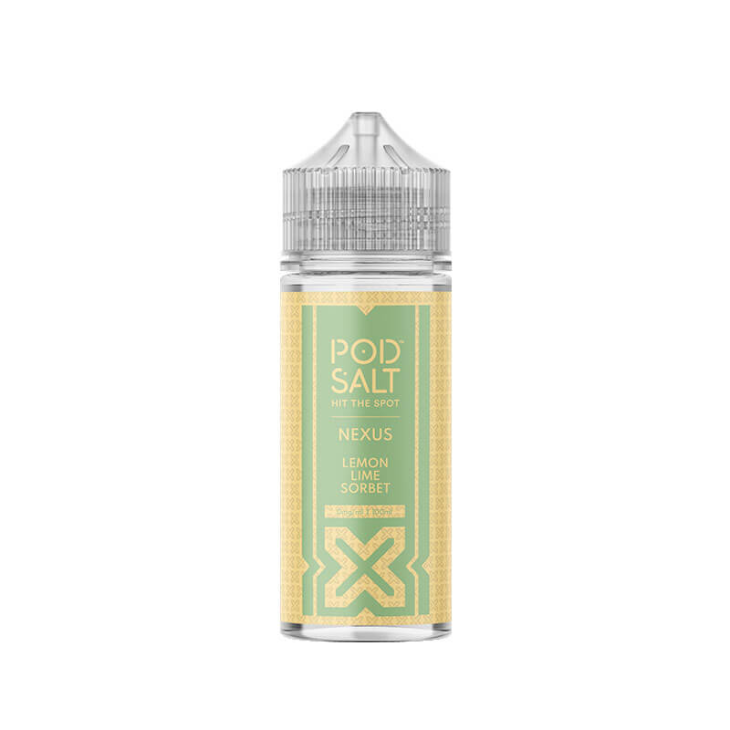 Pod Salt Nexus Lemon Lime Sorbet 100ml Shortfill E-Liquid