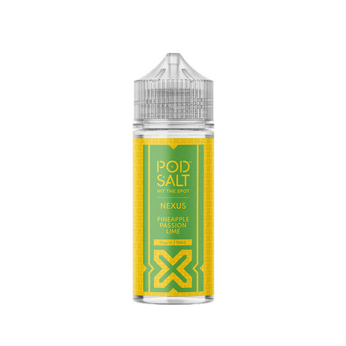 Pod Salt Nexus Pineapple Passion Lime 100ml Shortfill E-Liquid