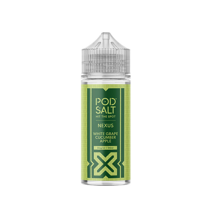 Pod Salt Nexus White Grape Cucumber 100ml Shortfill E-Liquid