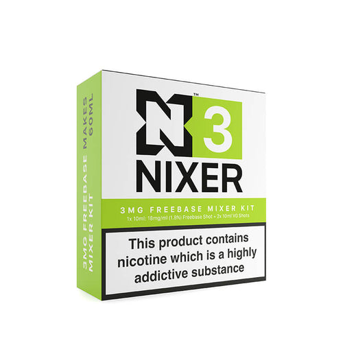 Nixer N3 Mixer Kit Freebase HVG - 3mg