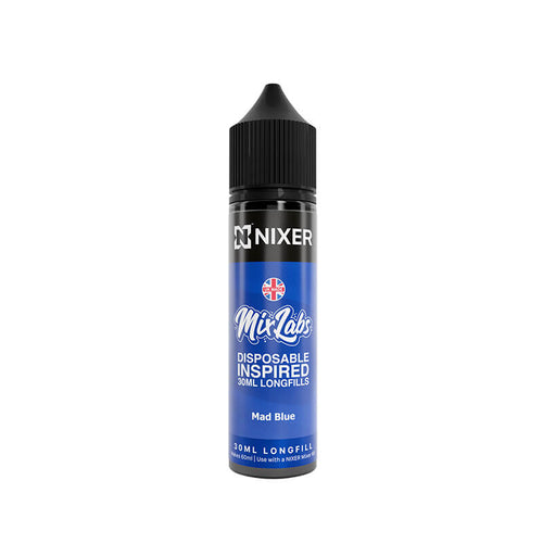 Nixer Mix Labs Mad Blue 30ml Longfill E-Liquid