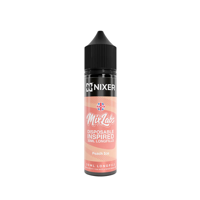 Nixer Mix Labs Peach Ice 30ml Longfill E-Liquid