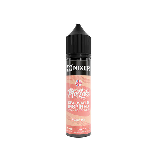 Nixer Mix Labs Peach Ice 30ml Longfill E-Liquid