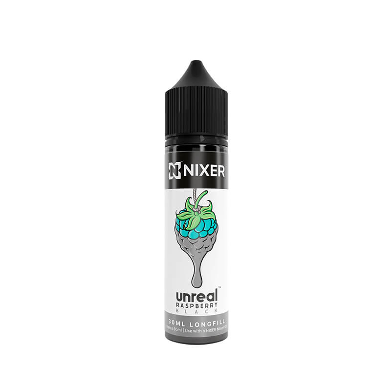 Nixer Unreal Raspberry Black 30ml Longfill E-Liquid