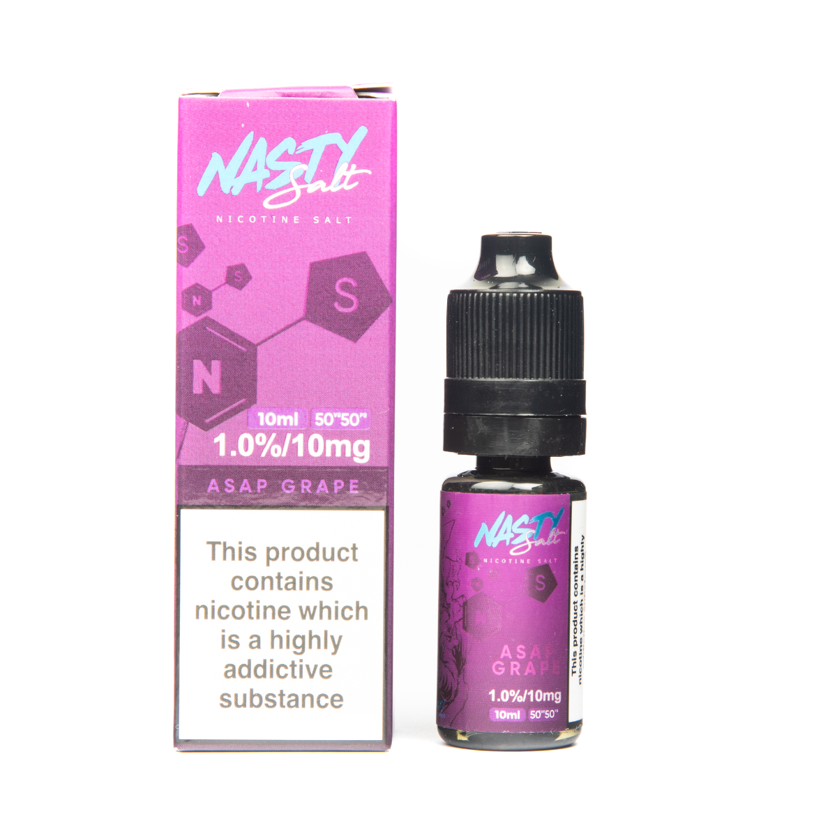 Nasty Juice ASAP Grape Nasty Salt E Liquid 10ml