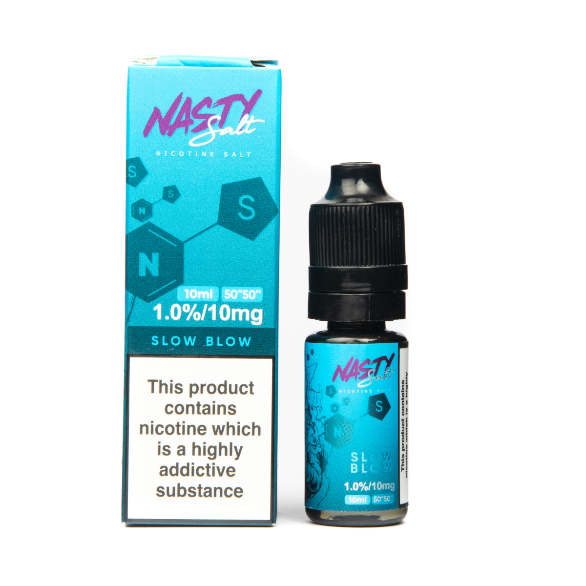 Nasty Juice Slow Blow Nasty Salt E Liquid 10ml