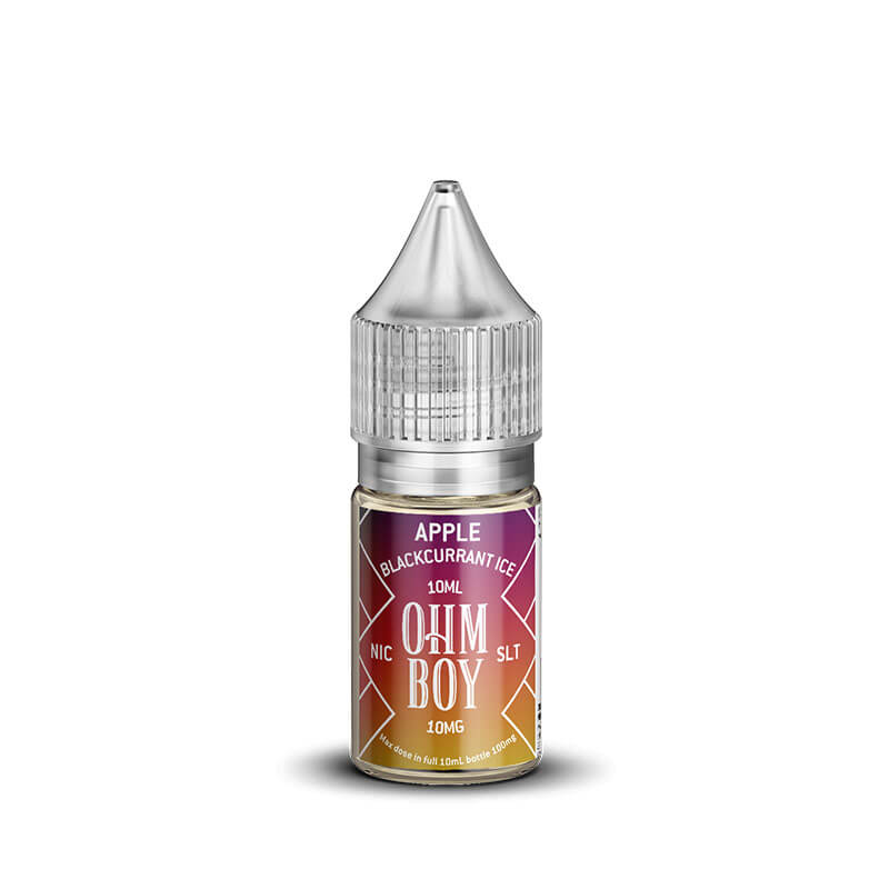 Ohm Boy Apple & Blackcurrant Ice 10ml Nic Salt E-Liquid