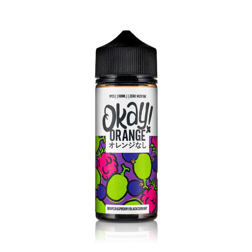 Okay! Orange - Grape, Raspberry & Blackcurrant 100ml Shortfill E-Liquid